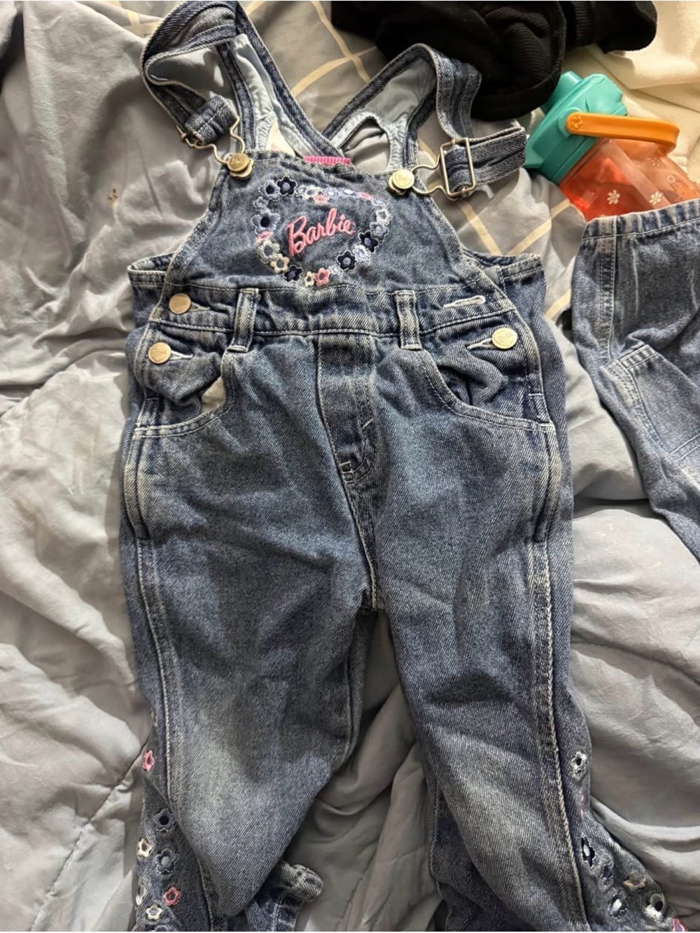 Barbie Denim Blue Overalls vintage 1998 Mattel